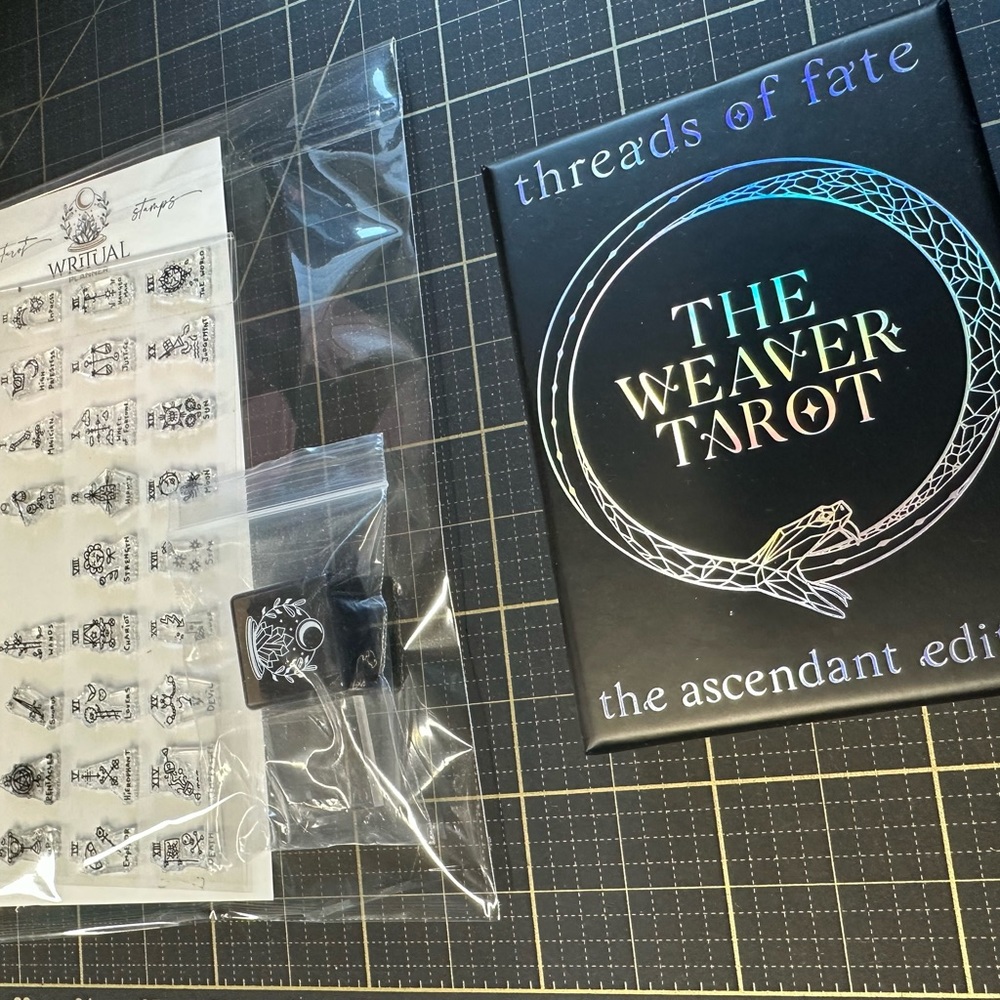 Tarot Card Deck + Stamp Set